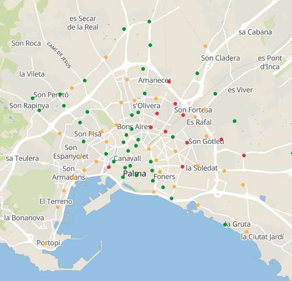 Station Overview in Palma